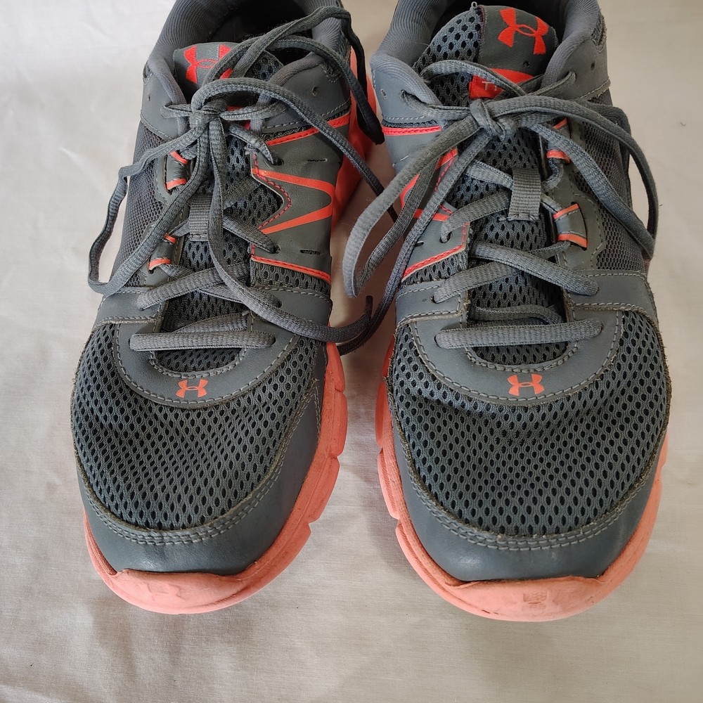 Under Armour Gray and Pink Athletic Shoes for Performance